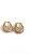 Brinco Argola Arredondada Cravejado Ouro 18K - Imagem 1