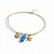 Choker Mar Dourado com Peixe Azul - Imagem 1