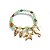 Pulseira Verde com Pingentes Oceano - Imagem 1