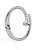 Bracelete Articulado Prego Liso Ródio Branco - Imagem 1