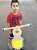 Carrinho Rolimã Em Madeira Woodkart Amarela Suporta 100 Kg - Imagem 3