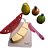Kit 5 frutas - Newart - Brinquedo de Madeira Educativo - Imagem 2