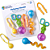 KIT COORDENACAO MOTORA - MULTICORES - KIT C/4 ACESSORIOS - Imagem 1