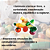 Kit 7 Legumes com Corte + Faca + Tabua - Imagem 4