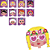 LIVRO MAGNETICO CRAZY FACES MENINAS 65 PECAS - Imagem 5