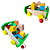 Brinquedo Educativo Crie e Monte Carrinho Madeira 20 Peças - Imagem 9