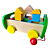 Brinquedo Educativo Crie e Monte Carrinho Madeira 20 Peças - Imagem 5