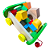 Brinquedo Educativo Crie e Monte Carrinho Madeira 20 Peças - Imagem 4