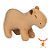 Capivara Baby Bichos de Pano Pelúcia Ecológica 28cm - Imagem 1
