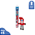 PlusPlus Tubo Papai Noel 100pcs Brinquedo de Montar Natal - Imagem 1