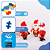 PlusPlus Tubo Papai Noel 100pcs Brinquedo de Montar Natal - Imagem 4