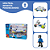 Plus-Plus Mini 3em1 Polícia Basic Brinquedo Montar 480 - Imagem 6