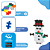 PlusPlus Tubo Boneco de Neve 100pcs Brinquedo de Montar - Imagem 3