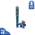 PlusPlus Tubo Triceratops 100pcs Brinquedo de Montar - Imagem 1