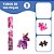 PlusPlus Tubo Unicórnio Glitter 100pcs Brinquedo Montar - Imagem 4