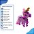 PlusPlus Tubo Unicórnio Glitter 100pcs Brinquedo Montar - Imagem 6