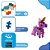 PlusPlus Tubo Unicórnio Glitter 100pcs Brinquedo Montar - Imagem 5