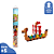 PlusPlus Tubo Viking Ship 100pcs Brinquedo de Montar - Imagem 1