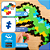 Plus-Plus Puzzle by Number T-Rex 250pcs Brinquedo Montar - Imagem 5