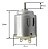 Mini Motor Dc Re-140Ra-18100 1.5V-3V 21*25Mm - Imagem 2