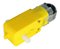 Motor Dc 3-6V Com Redução Plastico Eixo Duplo - Imagem 3