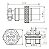 Kit 5X Conector Mike 6 Vias Macho Femea - Imagem 4