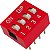 Chave Dip Switch 4 Vias 180° - Pacote Com 5 Peças - Imagem 6