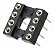 Soquete Para Ci 8 Pinos Dip Torneado Pci - 10 Peças - Imagem 5