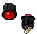 Chave Botão Gangorra Liga Desliga com Led Vermelho Kcd1-106 - Kit 10 Peças - Imagem 6