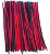 Kit 100 Peças De Jumpers Com Cabo Estanhado 10cm Vermelho E Preto Para Protoboard - Imagem 1