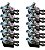 Chave Alavanca Knh-1s 2t 3a 250v Liga Desliga Kit 10 Peças - Imagem 1