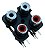 Tomada Conector RCA 2x2 AV4-8,4-7 Painel Vermelho e Branco kit 5 Peças - Imagem 7