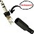 Kit 10 Plug Conector P2 Stereo Plastico Preto 3,5mm para Cabo - Imagem 3