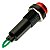 Sinaleiro Led Olho De Boi XD8-2 12V Para Painel Vermelho - Kit 10 Peças - Imagem 5