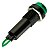 Sinaleiro Led Olho De Boi XD8-2 12V Para Painel Verde - Kit 10 Peças - Imagem 3