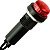 Sinaleiro Led Olho De Boi XD8-2 110V Para Painel Vermelho - Kit 10 Peças - Imagem 6