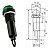 Sinaleiro Led Olho De Boi XD8-2 110V Para Painel Verde - Kit 10 Peças - Imagem 2