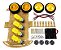 Kit Chassi 4WD Acrílico Robô Carrinho 4 Rodas Compatível Arduino Robótica - Imagem 2