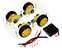 Kit Chassi 4WD Acrílico Robô Carrinho 4 Rodas Compatível Arduino Robótica - Imagem 4