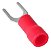 Terminal Forquilha Pré Isolado SV-1,25-4 22/16awg Vermelho 100 Peças - Imagem 3
