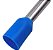 Terminal Tubular Ilhós Pré Isolado 1,5mm Azul E-1508 Kit 100 Peças - Imagem 5