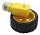 Kit Motor Dc E Roda 68mm Amarelo + Módulo Driver Ponte H L298n Para Arduino - Imagem 5