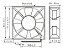 Micro Ventilador Cooler Calor Ventoinha 80x80x20mm 12v Para Arduino - Imagem 3