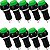 Chave Botão Push Button Pbs-11a Verde Com Trava Kit 10 Peças - Imagem 1