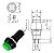 Chave Botão Push Button Pbs-11a Verde Com Trava Kit 10 Peças - Imagem 2