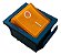Kit 10 Chave Interruptor Liga Desliga Gangorra Kcd4-201 Laranja - Imagem 5