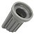 Kit 10 Knob Ka481 Para Potenciômetro Rotativo Eixo Estriado 6mm Preto cinza - Imagem 4