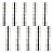 Kit 10 Barra De Pinos Conector 1x40x20 180 Graus 2.54mm 2 Lados - Imagem 1