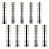 Kit 10 Barra Conector De Pino 2x40x20 180 2,54mm Graus Dupla face 2 Lados - Imagem 1