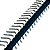 Kit 10 Barra Conector De Pinos Macho 1x40x14,5 - 2,54mm 90° Graus - Imagem 2